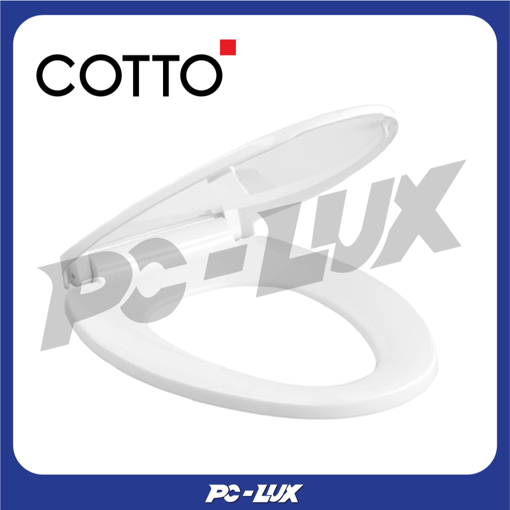 COTTO ฝารองนั่ง ELONGATE (SOFT CLOSE) รุ่น C91005(HM) WH S/L Soft Close