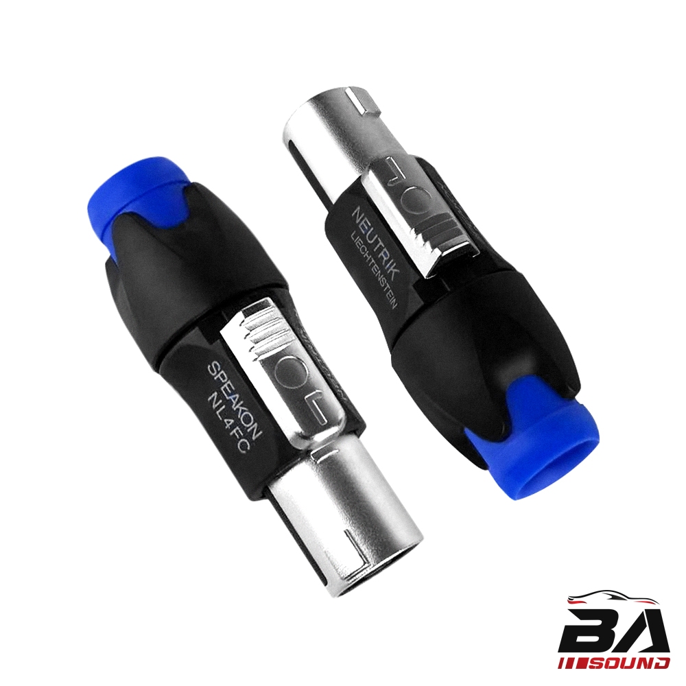 BA SOUND สเปคคอนตัวผู้ 4ขา โลหะผสมสังกะสี SP02 หัวเสียบเหล็ก แจ็คสเปคคอนตัวผู้ สเปคคอนลำโพง ตู้ลำโพง speakon ปลั๊กลำโพง