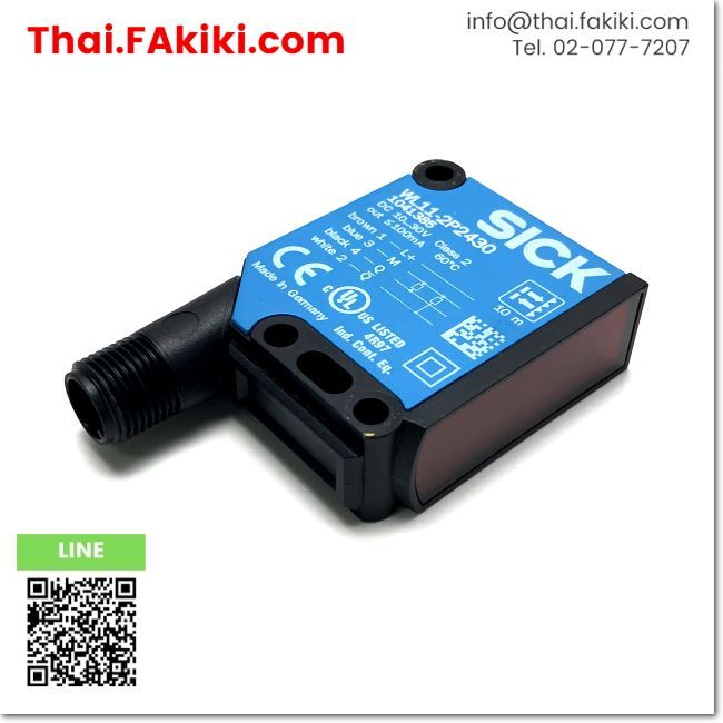 (C)Used, WL11-2P2430 Photoelectric Sensor, สเปค DC10-30V, SICK (66-008-397)