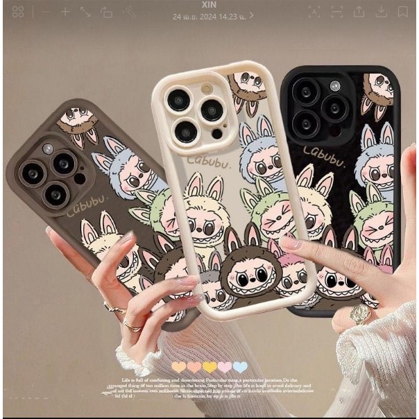 GOOD ส่งจากไทย labubu เคสไอโฟน11 15 13 14 14plus 15 pro max XR 12 13pro เคสเกาหลี 6P 7P 8P 14plus#1022