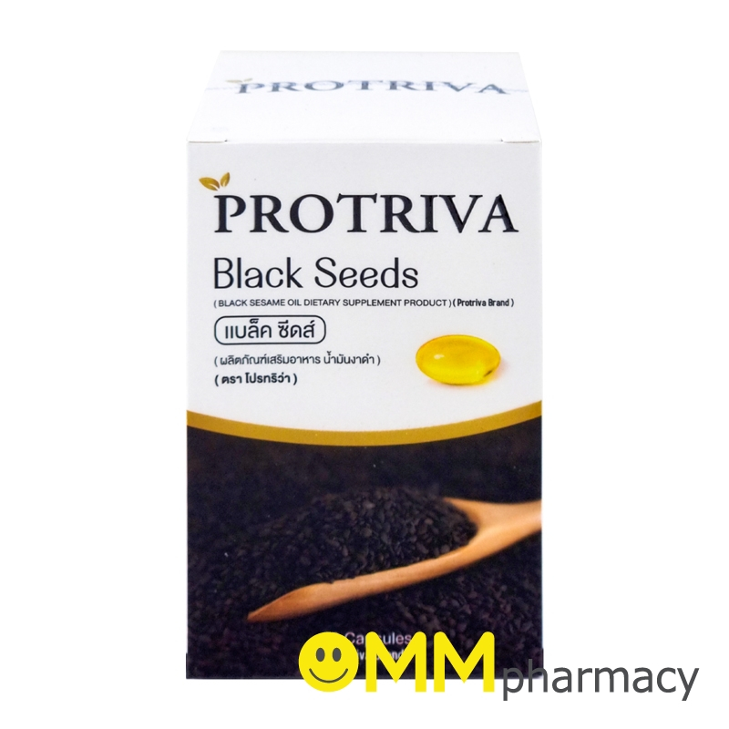 PROTRIVA BLACK SEEDS น้ำมันงาดำ 30 แคปซูล
