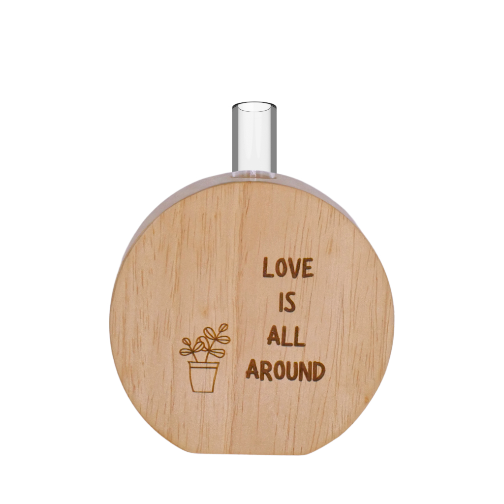 THE WOOD 'S TALE แจกันกลม Round Vase แจกัน ไม้แท้