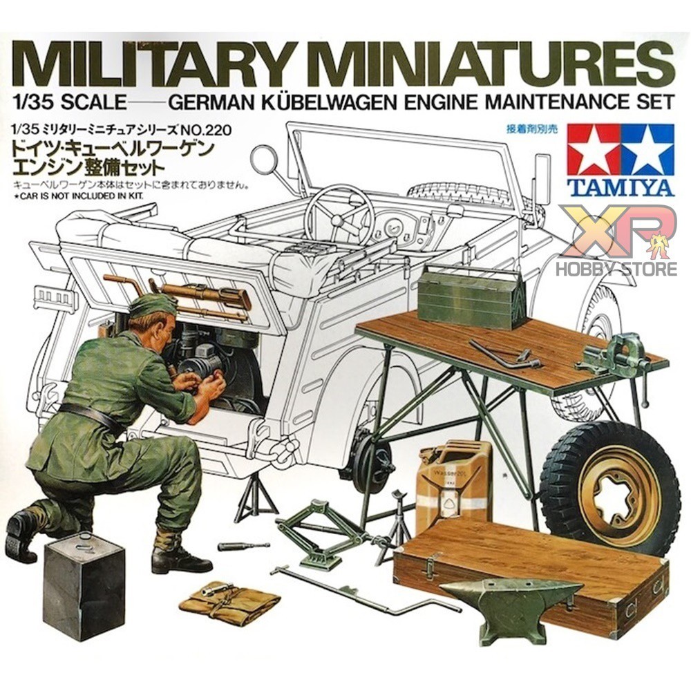 [Tamiya] 1/35 : German Tank Engine Maintenance Crew (TA 35180)
