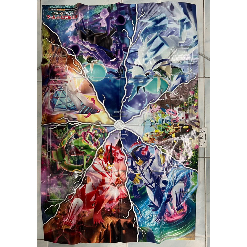 (ของแท้ : พร้อมส่ง) Pokemon Playmat/Pokemon Gaming  Mat/Pokemon Battle Mat/Pokemon Card Mat กระดานเล่นการ์ดเกมส์โปเกม่อน