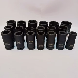 ลูกบล็อกยาว 3/4"(6หุน) บล็อกลม(IMPACT SOCKET)เบอร์ 17 19 21 22 23 24 26 27 28 29 30 32 .. มม.