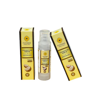 (เซ็ต 10 ขวด)พิณนารา Pinnara เซรั่มน้ำมันมะพร้าว Coconut Oil Serum ผิวเนียนนุ่ม ชุ่มชื่น ขนาด 85 มล.