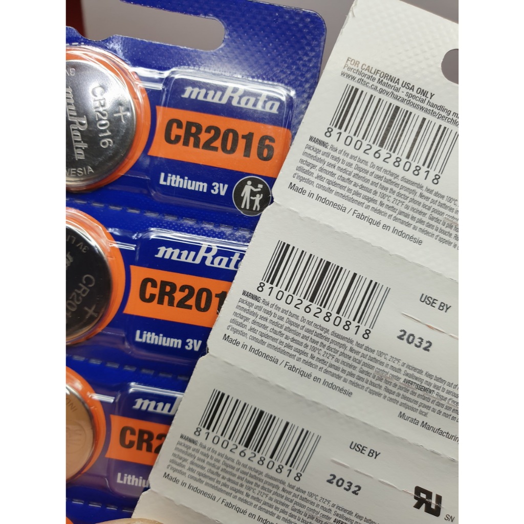 ถ่าน แบตสำหรับนาฬิกา Casio gshock Module NO.5416 แท้ ตรงรุ่น ล้าน% (Murata CR2016)