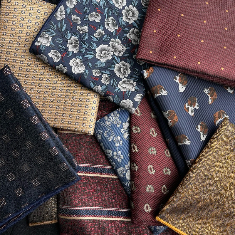 pocket square ผ้าเช็ดหน้าสูท