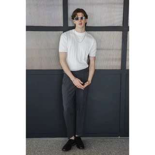BARON THOMAS Trousers [Signature series] กางเกงขากระบอกตรงเอวสูง