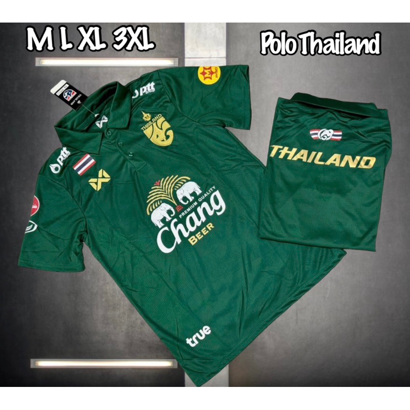 เสื้อกีฬาผู้ชายเเละผู้หญิง เสื้อโปโล ผ้านิ่มเย็นใส่สบายขนาดไซร้M L XL 3xL