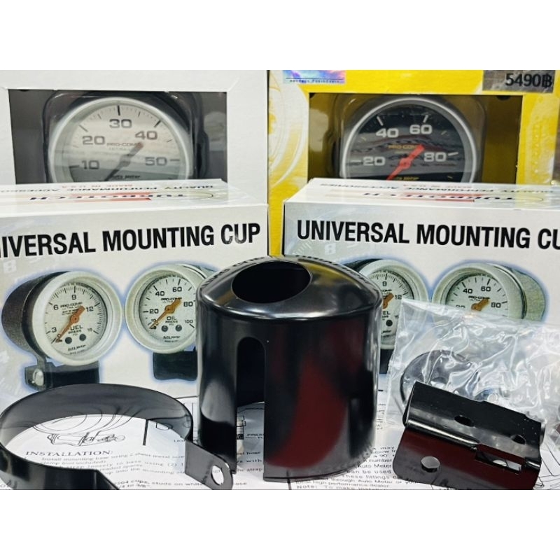 ถ้วยวัดบูสท์ TurboTech turbo tech usa ถ้วยเกจ ใช้กับ AUTO METER USA แท้ ขาตั้งเกจ ขาวัดบูสท์ ออโต้ มิเตอร์ ของแท้