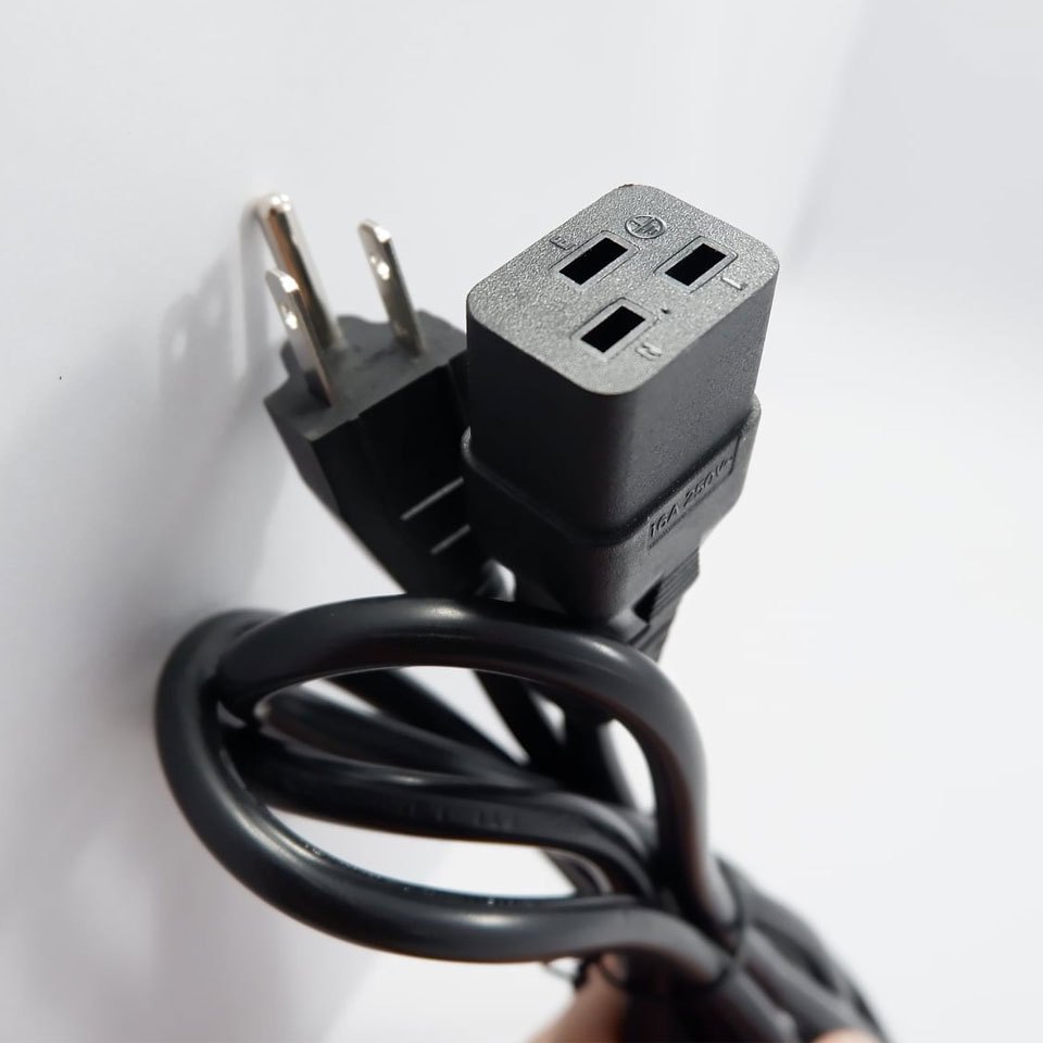 สายไฟ AC Power C19 3x2.5mm มาตรฐานยุโรป (พร้อมส่ง)