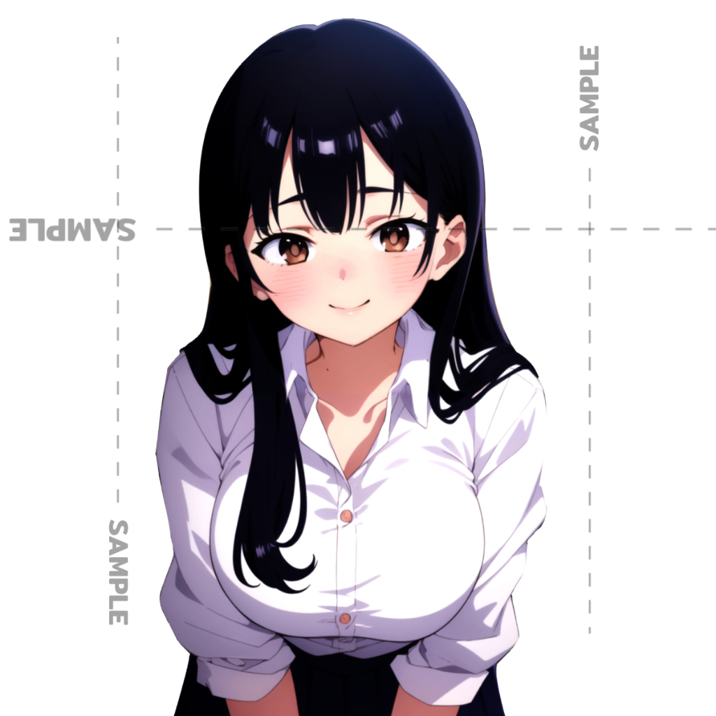 อันนะ Anna yamada สติ๊กเกอร์ 2 แผ่น อนิเมะ Boku no Kokoro no Yabai Yatsu เธอผู้อันตรายต่อใจผม Anime