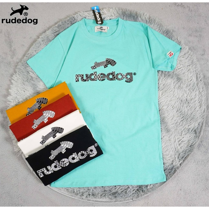 เสื้อยืดแขนสั้น รูกด็อก ปักอก Size SML XL ทรงตรงผ้านิ่มใส่สบาย