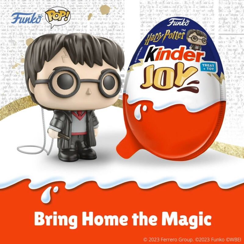 ไข่สุ่ม kinder joy chocolate egg funko Harry Potter แฮรี่