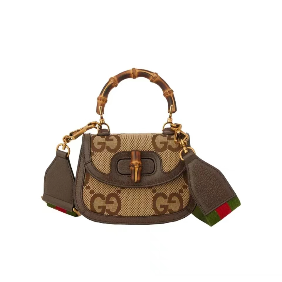 GUCCI/Bamboo Bags/Handbag/Shoulder Bags/Women's Bag 100%Genuine