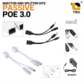 Adapter POE Passive Power Over Ethernet Adapter Injector + S…