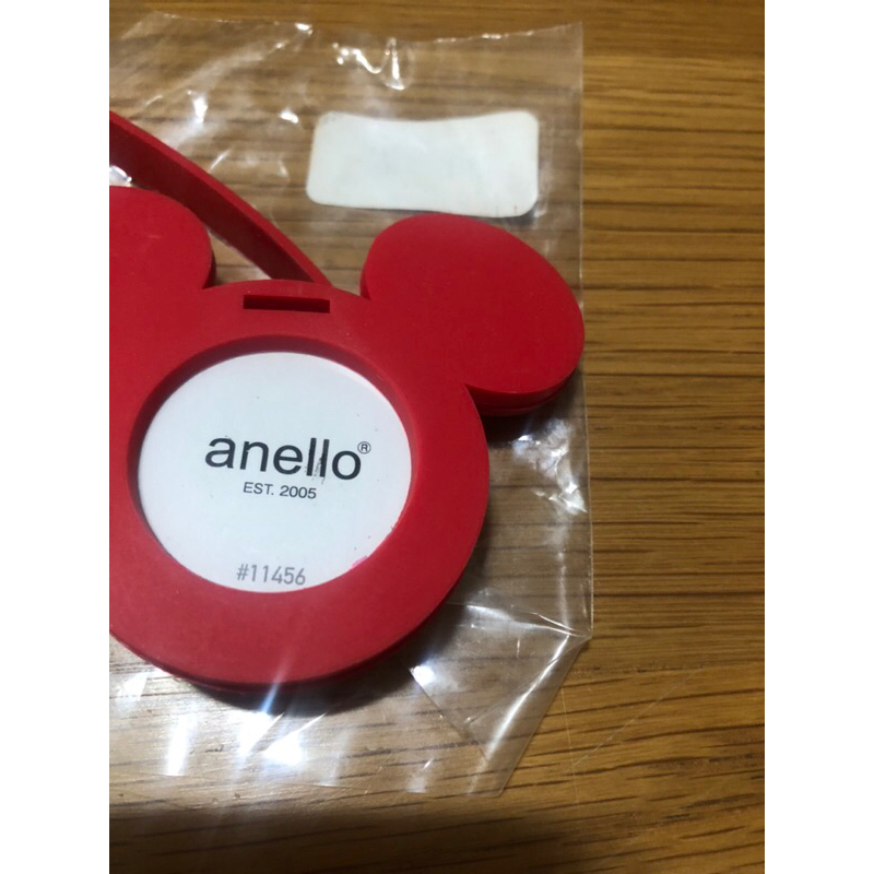 ป้ายกระเป๋า Anello x Disney Limited edition สีแดง
