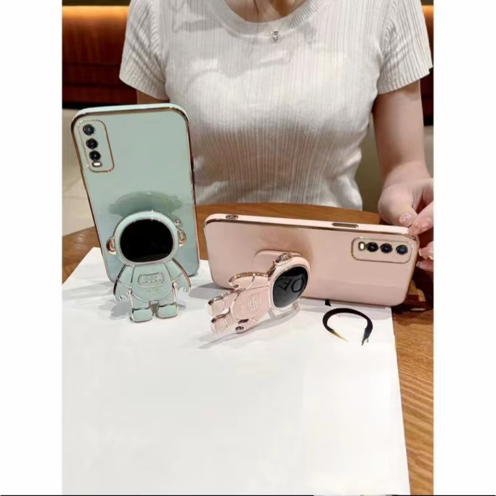 เคส โทรศัพท์ สำหรับรุ่น vivo v29 v29e v27 v27pro เคส อวกาศ ขาตั้ง