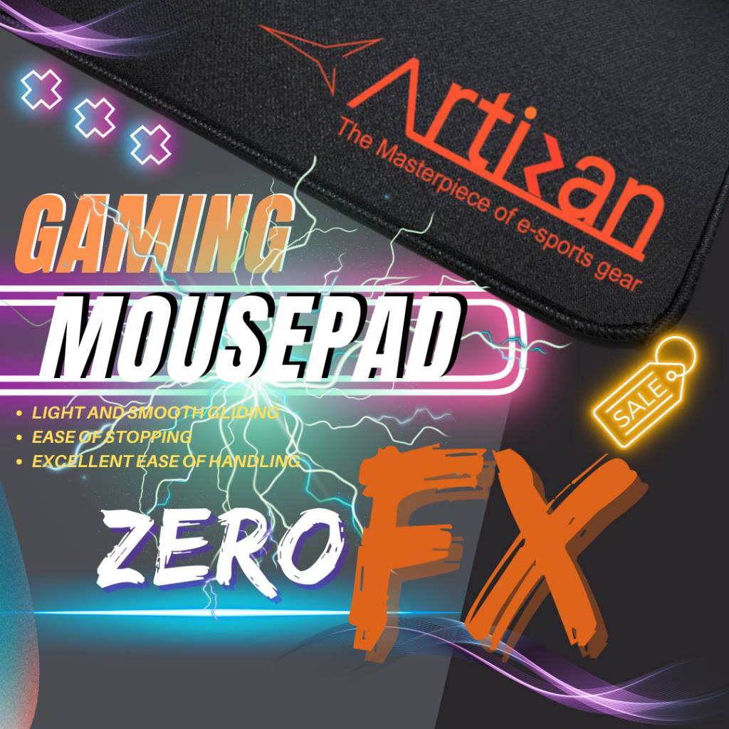 [พร้อมส่ง] ARTISAN Zero FX แผ่นรองเมาส์เกมมิ่ง Gaming Mousepad Size M / L / XL / XXL