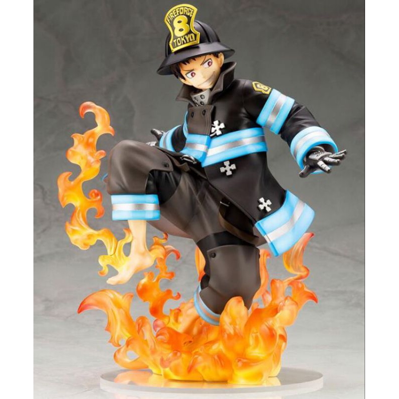 Kotobukiya ~ Fire Force " ArtFX J " - Shinra Kusakabe Figure [ Genuine authentic figure ✅ ]