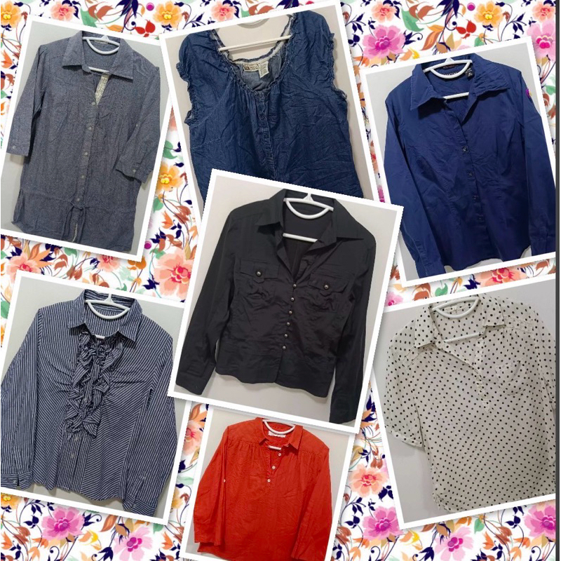 เสื้อมือสอง สภาพดี (B301-B350) 💗 มีให้เลือกหลายแบบหลายสไตล์