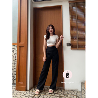 กางเกงผ้าฮานาโกะขายาว กระบอกใหญ่ กระบอกเล็ก ขาม้า ทรงเอวสูง …