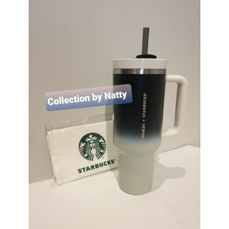 Starbucks Stanley gradient black white cold cup
