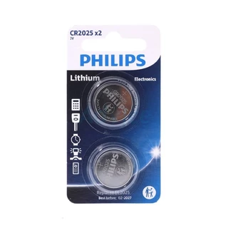 PHILIPS CR2025 (ถ่านกระดุม) (2ก้อน/แพ็ค) - A0147147