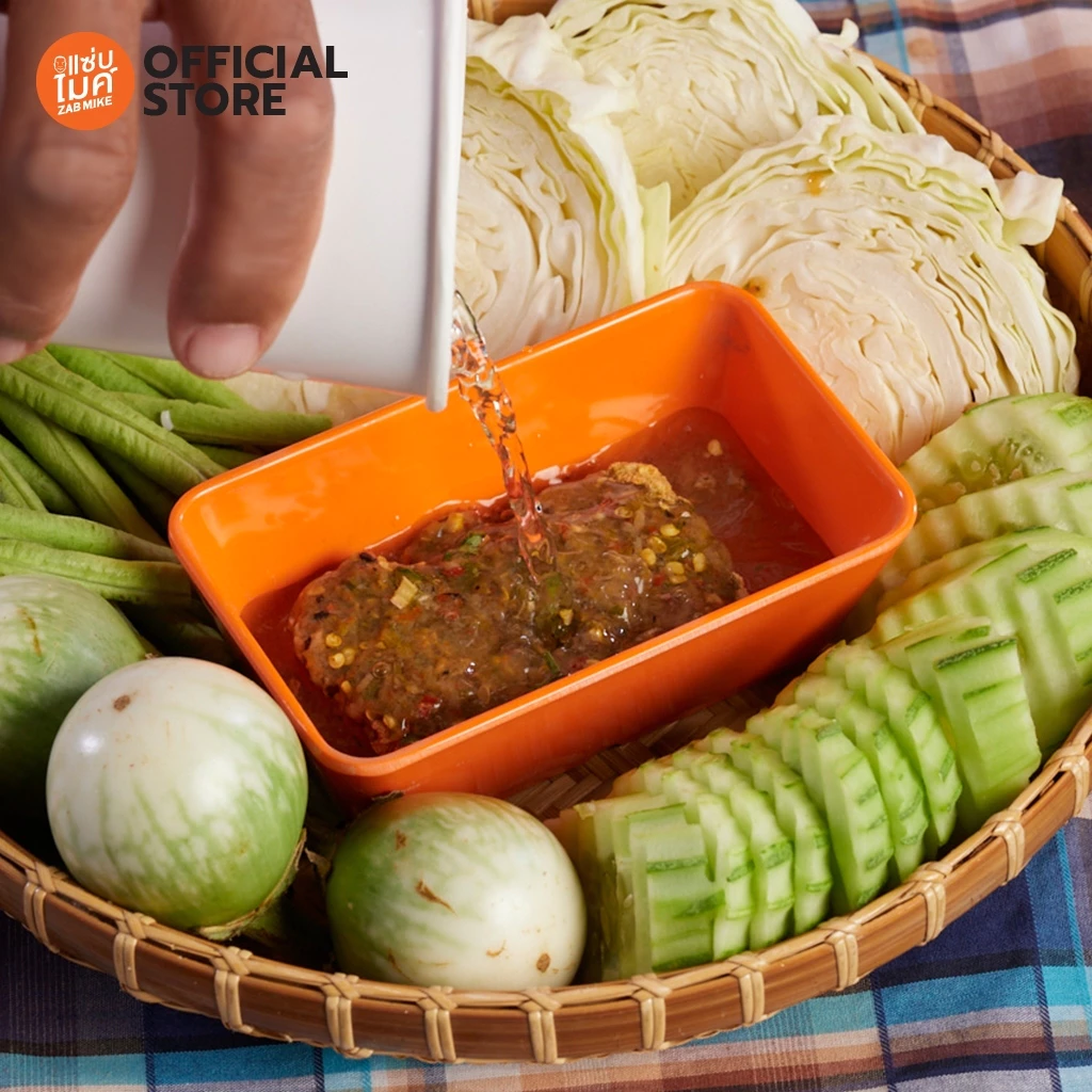 น้ำพริกป่นปลานิลฟรีซดราย ตราแซ่บไมค์ (PON PLA FREEZE DRIED SPICY FISH(TILAPIA) DIP ZAB MIKE BRAND) x 3 ซอง thumbnail 4
