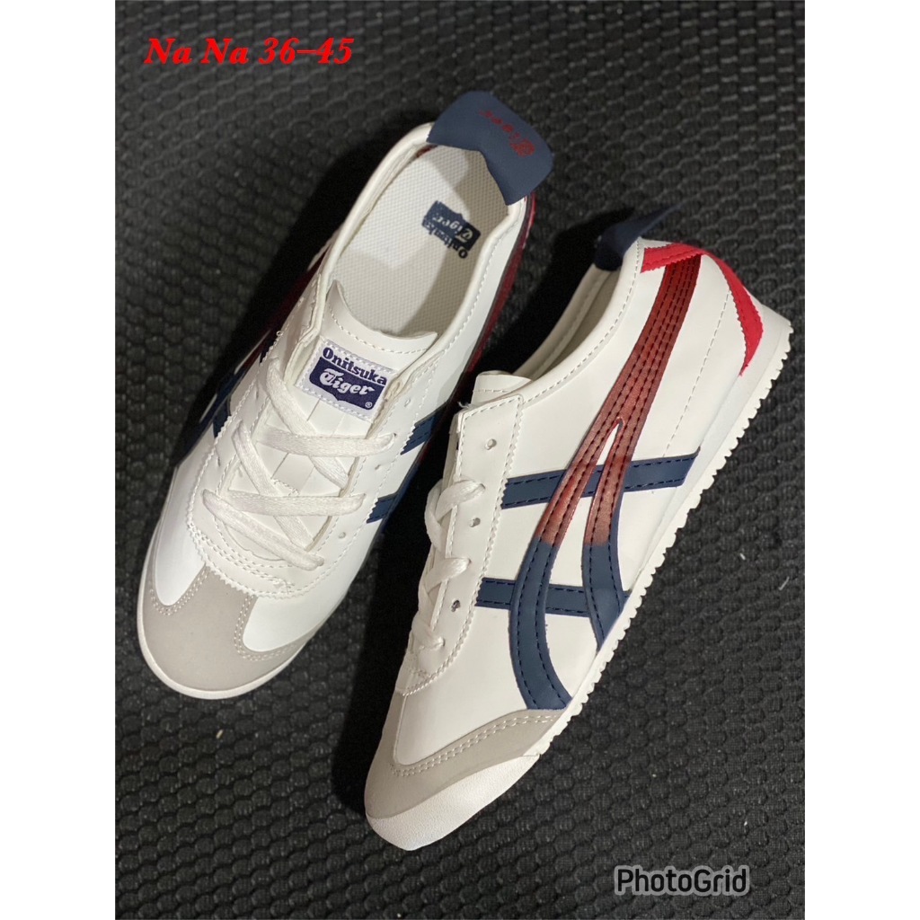 รองเท้าผ้าใบหนัง เท่ห์ สปอร์ต ใส่ได้ทั้งชายและหญิง (รับประกันสินค้าตรงปก) มี 10 สี ไซส์.36-45 V38B005 - รูปที่ 2