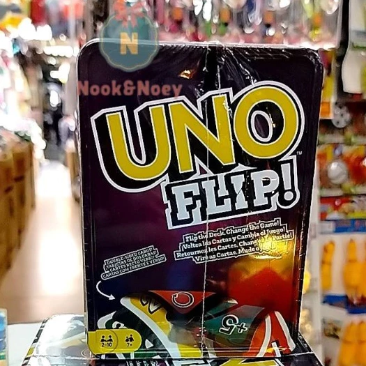 พร้อมส่ง UNO กล่องเหล็ก อูโน่ FLIP และ ดั่งเดิม ไพ่อูโน่ การ์ดเกม เล่นได้หลายคน thumbnail 4