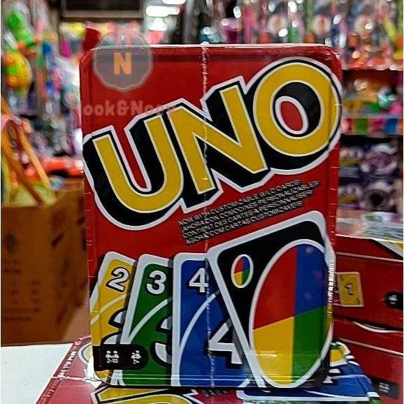 พร้อมส่ง UNO กล่องเหล็ก อูโน่ FLIP และ ดั่งเดิม ไพ่อูโน่ การ์ดเกม เล่นได้หลายคน thumbnail 5