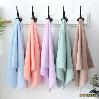 South พร้อมส่ง ผ้าขนเป็ด ผ้าขนหนู ซึมซับน้ำได้ดี สัมผัสนุ่ม มี 5 สีให้เลือก ขนาด 30X57cm
