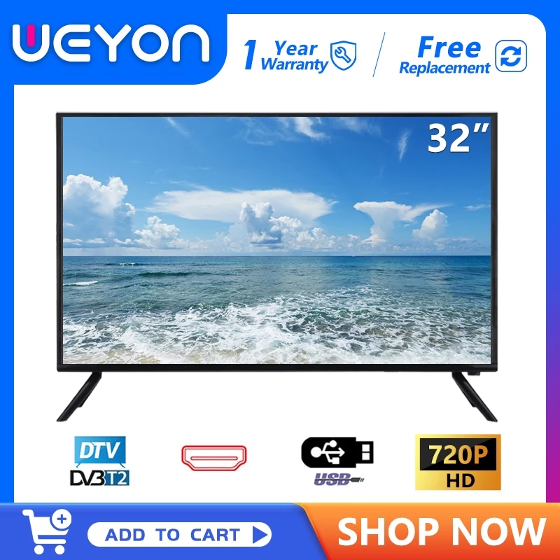 ทีวี Digital TV 19/20/21/24/32นิ้ว ทีวีดิจิตอล 32 นิ้ว Analog TV FULL HD Ready