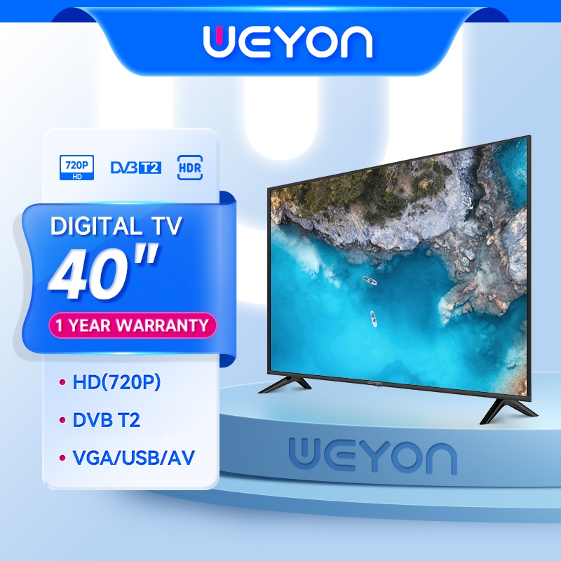 WEYON ทีวีดิจิตอล  40 นิ้ว Digital LED TV FHD โทรทัศน์ (รุ่น WLG-40S)ทีวีจอแบน