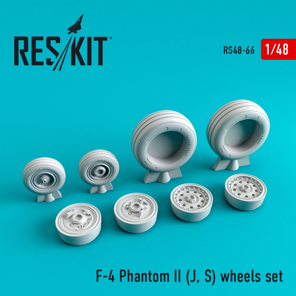 RS48-0066 F-4 Phantom II (J, S) wheels set (1/48)