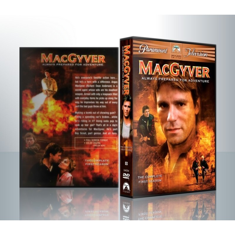 [ DVD Series มีปก+สกรีนแผ่น ] MacGyver Season 1 - 7 แม็คไกเวอร์ ยอดคนสมองเพชร ปี 1 - 7 [เสียง พากย์อังกฤษ/ คำบรรยาย-ไทย]