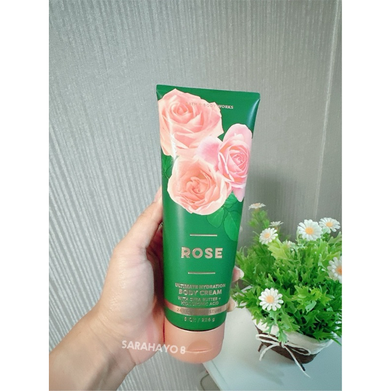 Bath & Body Works Rose Ultra Shea Body Cream 226g. ของแท้