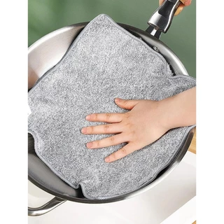 【VINIMALL คุณภาพดี】C78 ผ้าขี้ริ้ว เช็ดจาน เช็ดมือ ขนาด 29*29 CM สินค้าขายดี DD