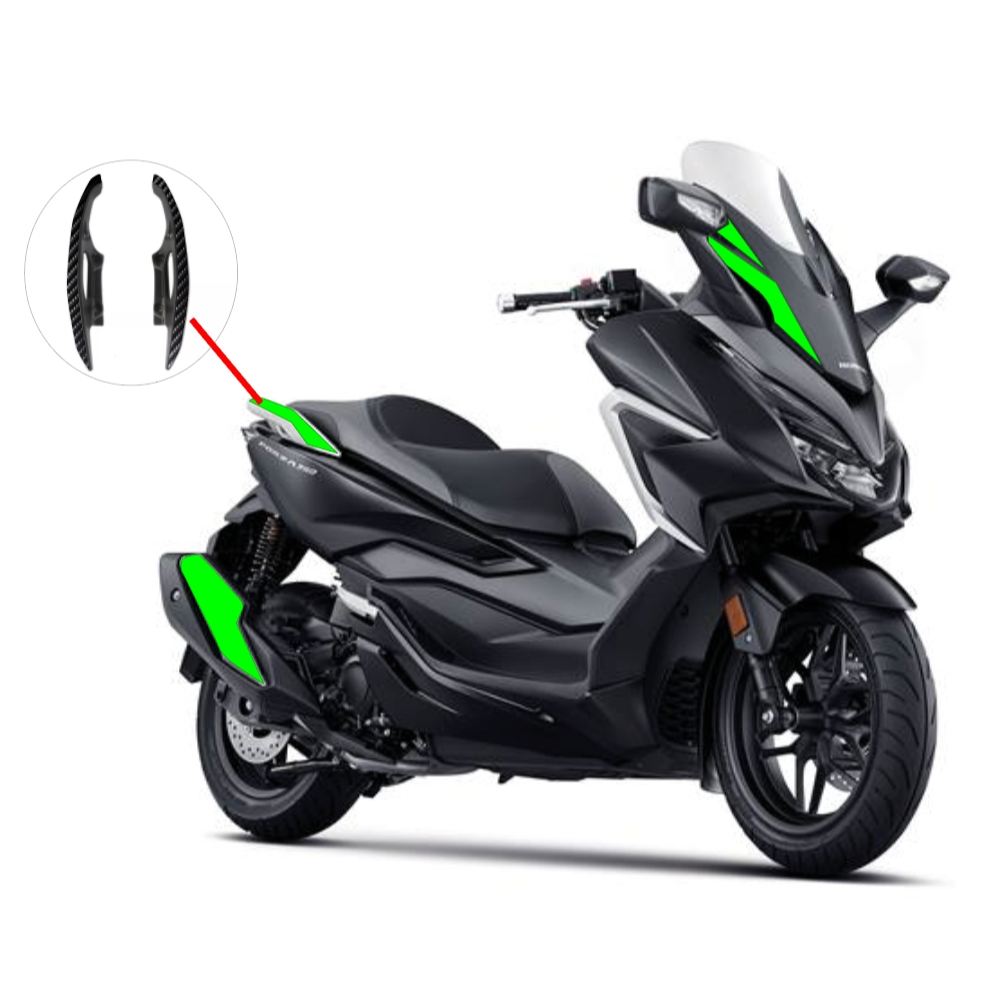 FORZA 300-350 ฟิล์มกันรอยกันตกท้าย FORZA 300-350 ฟิล์ฺมกันรอยเกรดพรีเมี่ยม ป้องกันรอยขีดข่วน