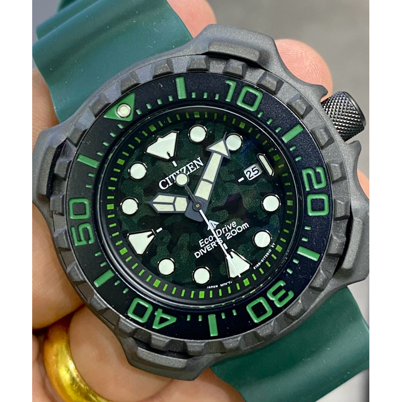 นาฬิกาข้อมือ Citizen Promaster Polyurethane Strap Eco-Drive 200M BN0228-06W