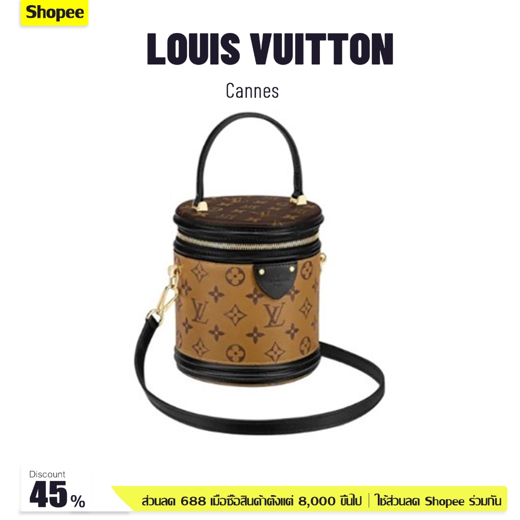 กระเป๋า LV LOUIS VUITTON Cannes ตัวแทนจัดซื้อที่เคาน์เตอร์ ของแท้ กระเป๋าสะพาย