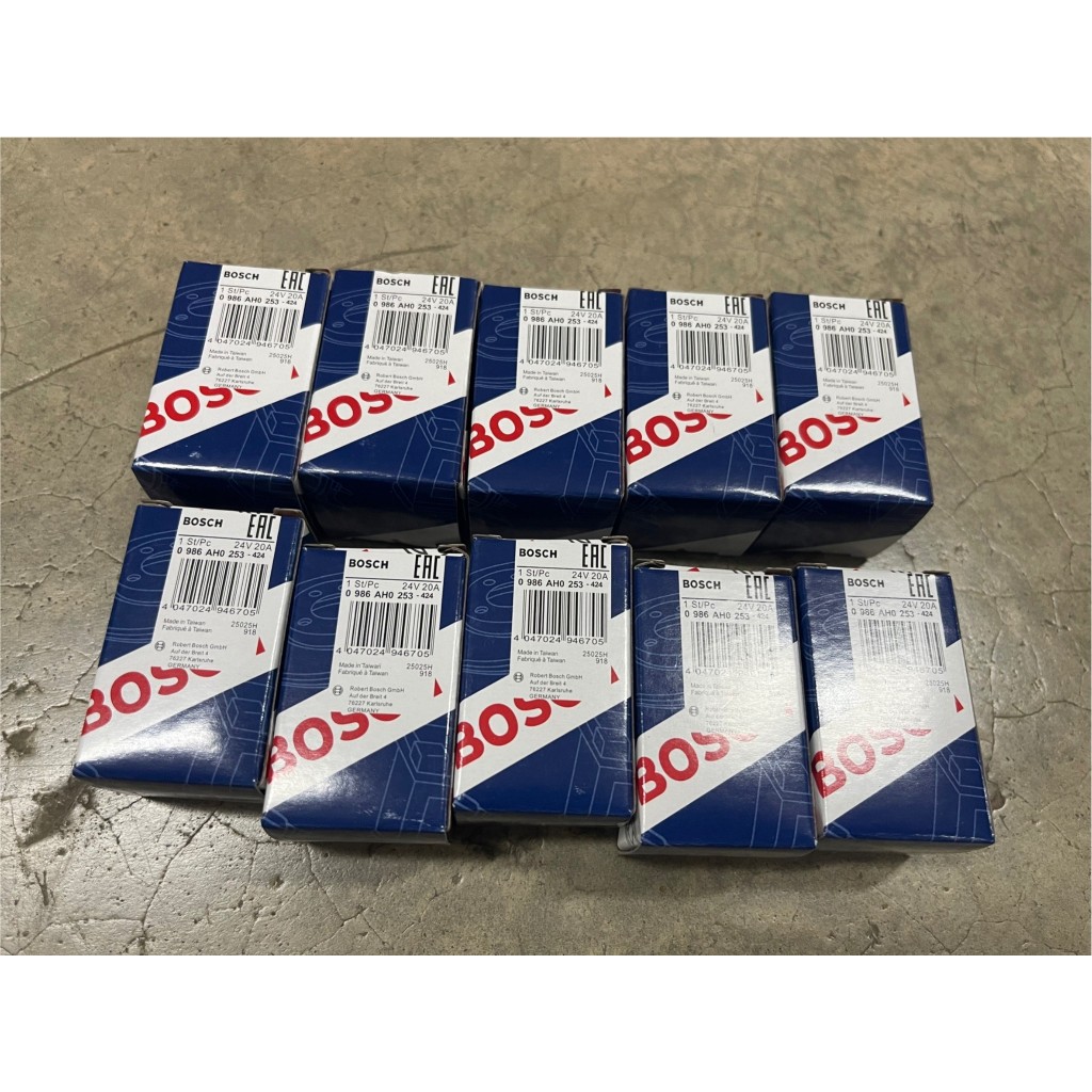 รีเลย์ BOSCH และ 24V (5 ขา) จำนวน 10 ชิ้น สำหรับรถทุกรุ่น (Taiwan)
