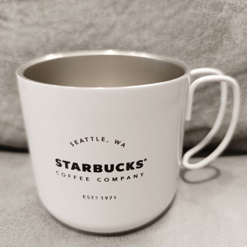 Starbucks Handle Mug White Gathering 12oz