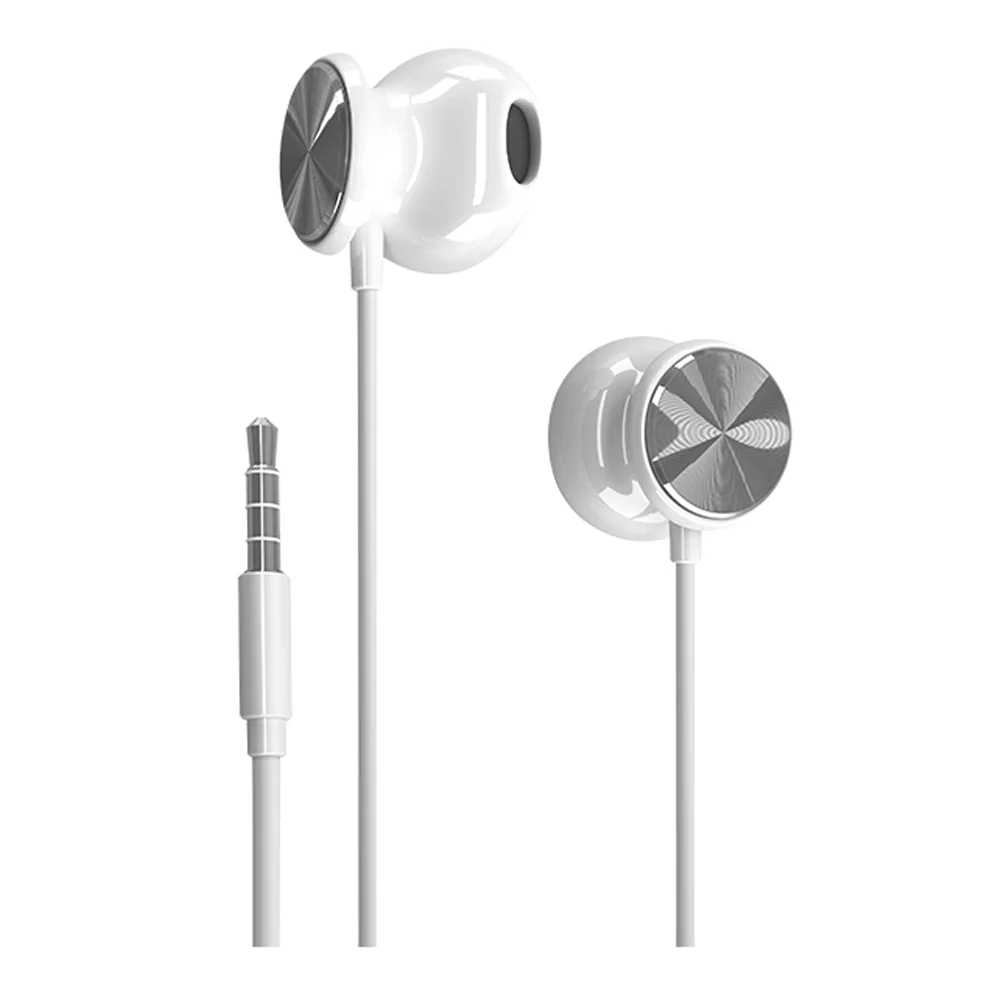 EARPHONES (หูฟัง) HP WIRED AUX 3.5MM (DHH-1112) (WHITE)