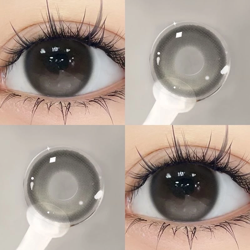 MIDROO【COD】[-1.00~-6.00]ค่าสายตาสั้น เลนส์หวานๆ💞 Pudding รุ่นแฟชั่นขายดี 14.2mm