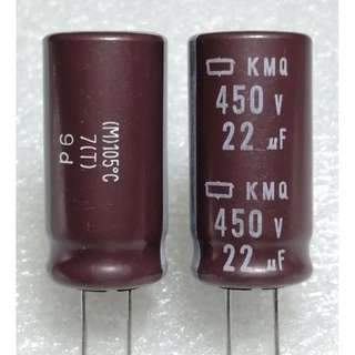 Nippon Chemi-con KMQ 22uf 450v capacitor ตัวเก็บประจุ คาปาซิเตอร์