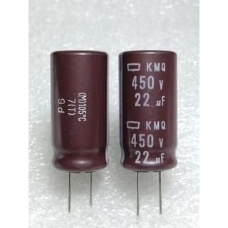 Nippon Chemi-con KMQ 22uf 450v capacitor ตัวเก็บประจุ คาปาซิเตอร์