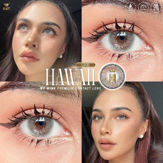 Hawaii (ตาโต) 👁👁(We Wink ฝาทอง) อมน้ำ 60%มากสุดในไทย Hydrogel Lens ป้องกันUV☀️ (เลนส์กรองแสง)